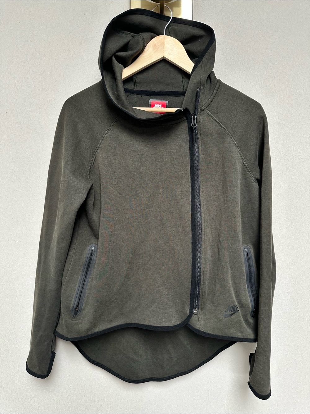 Nike Women’s Olive Hooded Performance Jacket